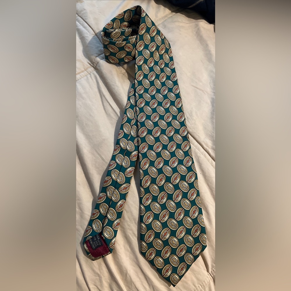 Vintage GUCCI Italy Authentic 100% Silk Neck Tie - Picture 2 of 4